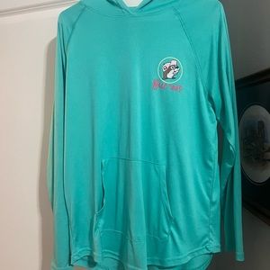 Bucees women’s hooded fishing shirt